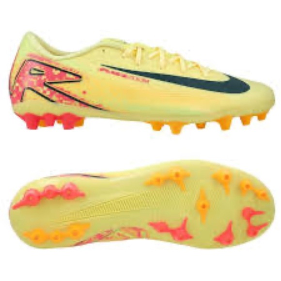Nike Yellow and Red Soccer Cleats - Picture 2 of 7